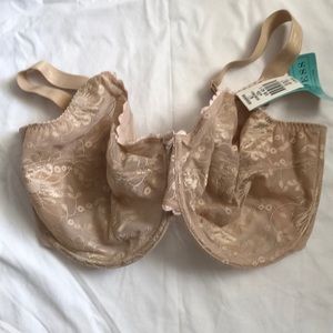 Goddess NWT Nude Lace Bra US 42I /UK 42G